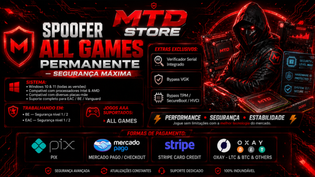 MTD SPOOFER PERMANENTE ALL GAMES